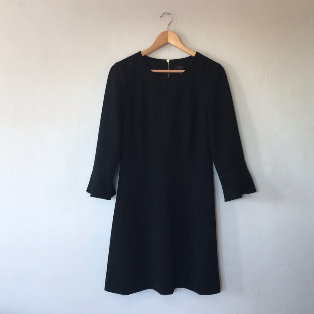 EUC bell-sleeve J. Crew work dress